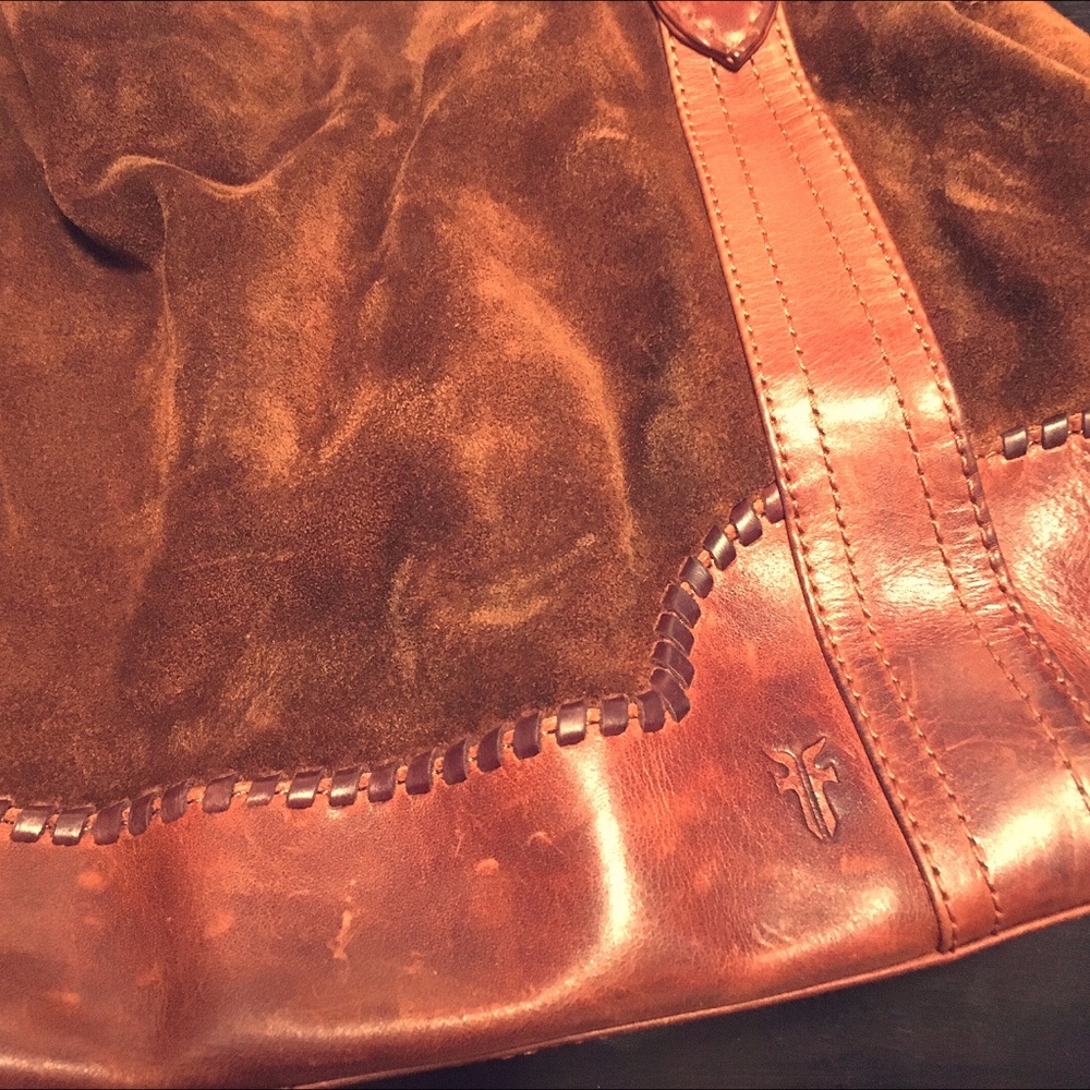 Frye Suede and Leather Handbag